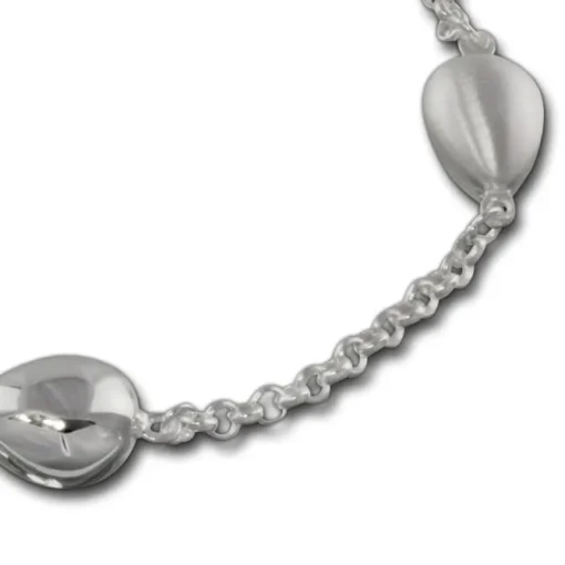 SilberDream Armband Tropfen 925 Sterling Silber 19cm Damen SDA416