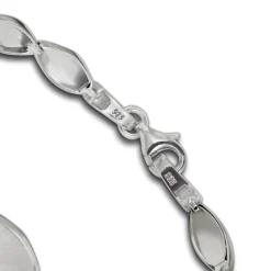 SilberDream Armband Tropfen 925 Silber glanz matt 19cm SDA4793J