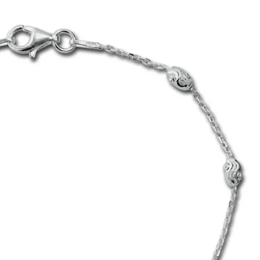 SilberDream Armband -Typhoon- 925 Silber poliert diamantiert ca. 19cm SDA3019J