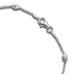 SilberDream Armband -Typhoon- 925 Silber poliert diamantiert ca. 19cm SDA3019J