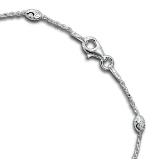 SilberDream Armband -Typhoon- 925 Silber poliert diamantiert ca. 19cm SDA3019J