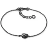 SilberDream Armband verschlungen 925 Silber geschwärzt Damen 18-21cm SDA1138S