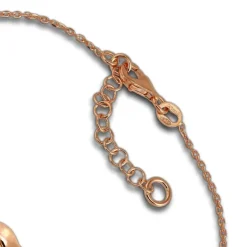 SilberDream Armband verschlungen 925 Silber rosévergoldet Damen 18-21cm SDA1138E