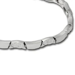 SilberDream Armband Wave 925 Sterling Silber 18,5cm Silberarmband SDA477J