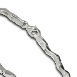 SilberDream Armband Welle 925 Sterlin Silber 19cm Silberarmband SDA402