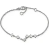 SilberDream Armband Zirkonia weiß 18,5cm - 21,5cm 925er Silber Damen SDA5308W