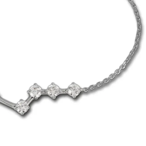 SilberDream Armband Zirkonia weiß 18,5cm - 21,5cm 925er Silber Damen SDA5308W