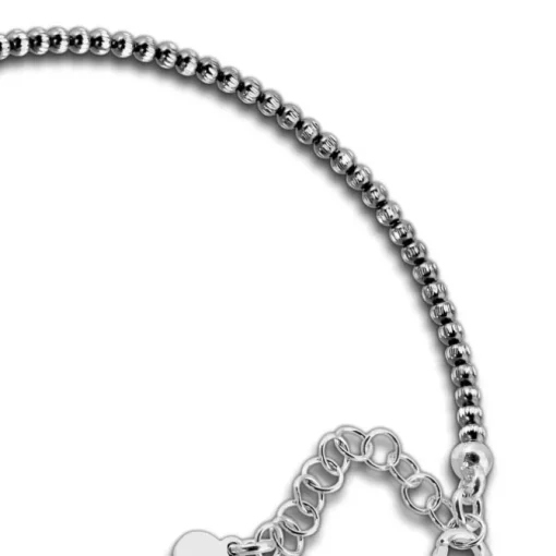 SilberDream Armband Zirkonia 18-21cm geschwärzt diamantiert 925 Silber SDA1018K