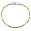 SilberDream Armband Zopf vergoldet 925er Silber Damen 19cm SDA2069Y