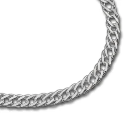 SilberDream Armband Zwillingspanzer 19cm 925 Sterling Silber Unisex SDA2519J
