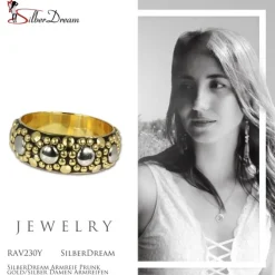 SilberDream Armreif Prunk gold/silber Damen Armreifen RAV230Y