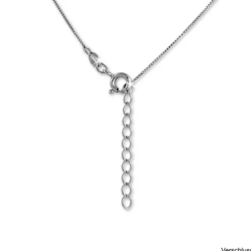 SilberDream Bicolor Collier Kette Rose 925 Silber 44cm - 47cm SDK50144T
