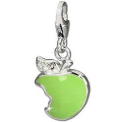 SilberDream Charm Apfel Zirkonia 925er Armband Anhänger FC678