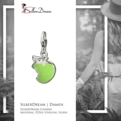 SilberDream Charm Apfel Zirkonia 925er Armband Anhänger FC678