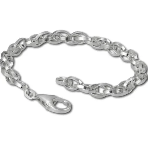 SilberDream Charm Armband Doppelanker 19cm 925 Sterling Silber FC0502