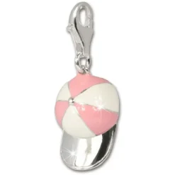 SilberDream Charm Base Cap Armband Anhänger 925 Silber FC3134