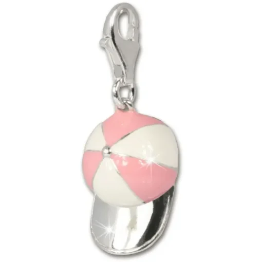 SilberDream Charm Base Cap Armband Anhänger 925 Silber FC3134