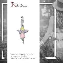 SilberDream Charm Fee 925 Sterling Silber Armband Anhänger FC639
