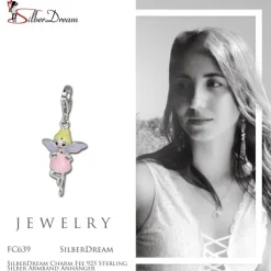 SilberDream Charm Fee 925 Sterling Silber Armband Anhänger FC639