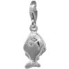SilberDream Charm Fisch 925er Silber Armband Anhänger FC866J