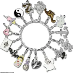 SilberDream Charm fliegendes Pony weiß 925 Silber Armband Anhänger FC869W