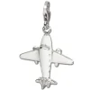 SilberDream Charm Flugzeug 925 Sterling Silber Armband Anhänger FC668