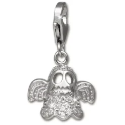 SilberDream Charm Gespenst Zirkonia 925 Silber Armband Anhänger FC3143