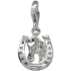 SilberDream Charm Hufeisen 925er Silber Armband Anhänger FC726I