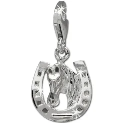 SilberDream Charm Hufeisen 925er Silber Armband Anhänger FC726I