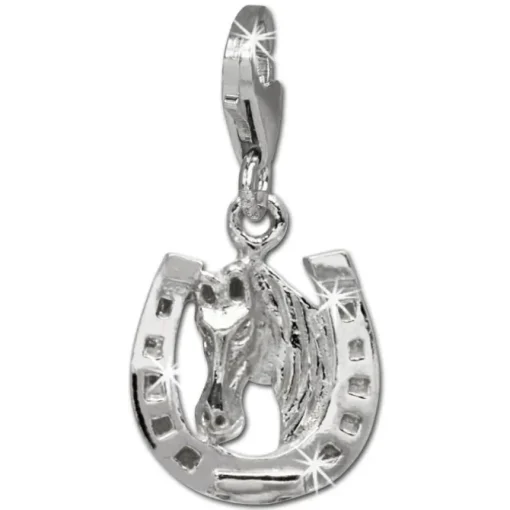 SilberDream Charm Hufeisen 925er Silber Armband Anhänger FC726I