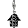 SilberDream Charm Indische Hand 925 Silber Armband Anhänger FC736S