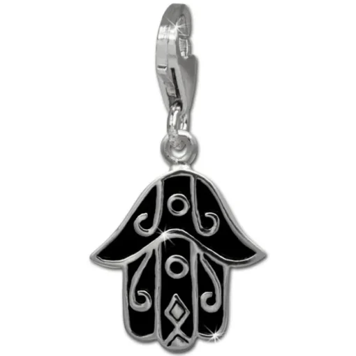 SilberDream Charm Indische Hand 925 Silber Armband Anhänger FC736S