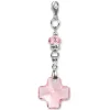 SilberDream Charm Kreuz 925 Zirkonias Armband Anhänger FC4806