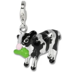 SilberDream Charm Kuh 925 Sterling Silber Armband Anhänger FC640