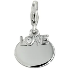 SilberDream Charm Love Zirkonia 925er Silber Armband Anhänger FC900W