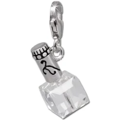 SilberDream Charm Parfüm-Flacon Zirkonia 925er Armband Anhänger FC686