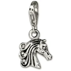 SilberDream Charm Pferdekopf Armband Anhänger 925 Silber FC1043