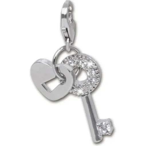 SilberDream Charm Schlüssel & Schloss Armband Anhänger 925er FC257W