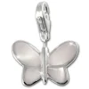 SilberDream Charm Schmetterling perlmutt weiß 925er Silber FC1041W