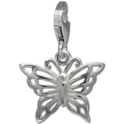 SilberDream Charm Schmetterling 925er Silber Armband Anhänger FC731I