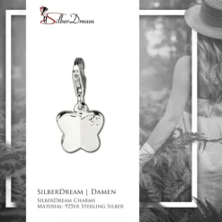 SilberDream Charm Schmetterling Armband Anhänger 925 Silber FC255W
