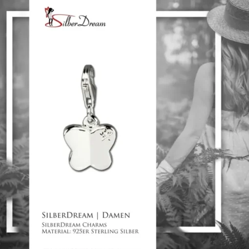 SilberDream Charm Schmetterling Armband Anhänger 925 Silber FC255W