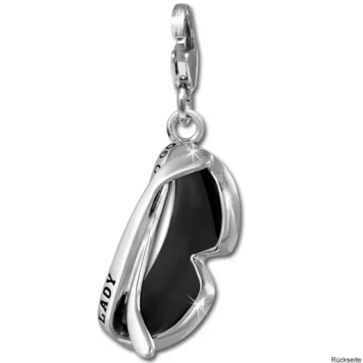 SilberDream Charm Sonnenbrille LADY 925er Armband Anhänger FC656