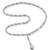 SilberDream 25,5cm Fußkette Herz Zirkonia Silber SDF005