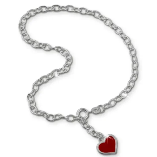 SilberDream 25cm Fußkette Herz 925 Silber SDF006