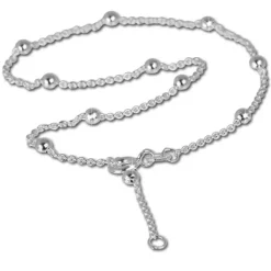 SilberDream 25cm Fußkette Kugel 925 Silber SDF004