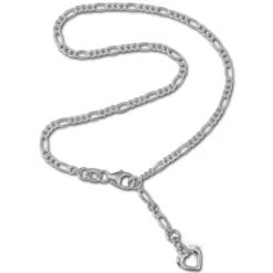 SilberDream 25cm Fußkette Offenes Herz 925er Silber SDF021I