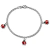 SilberDream 16cm Kinder Armband Marienkäfer Silber SDA012