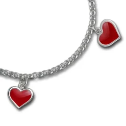 SilberDream 16,5cm Kinder Armband Herzchen 925 Silber SDA010