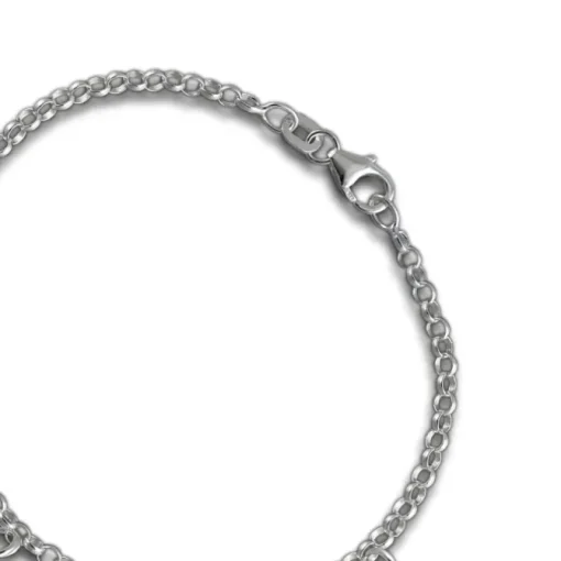SilberDream 16cm Kinder Armband Marienkäfer Silber SDA012
